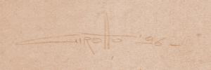 Girotto, detail of signature