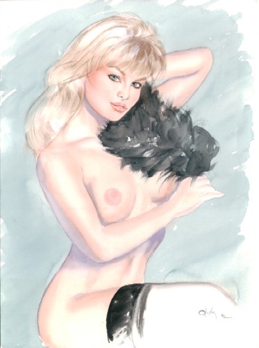 Olivia - Study of Pamela Anderson