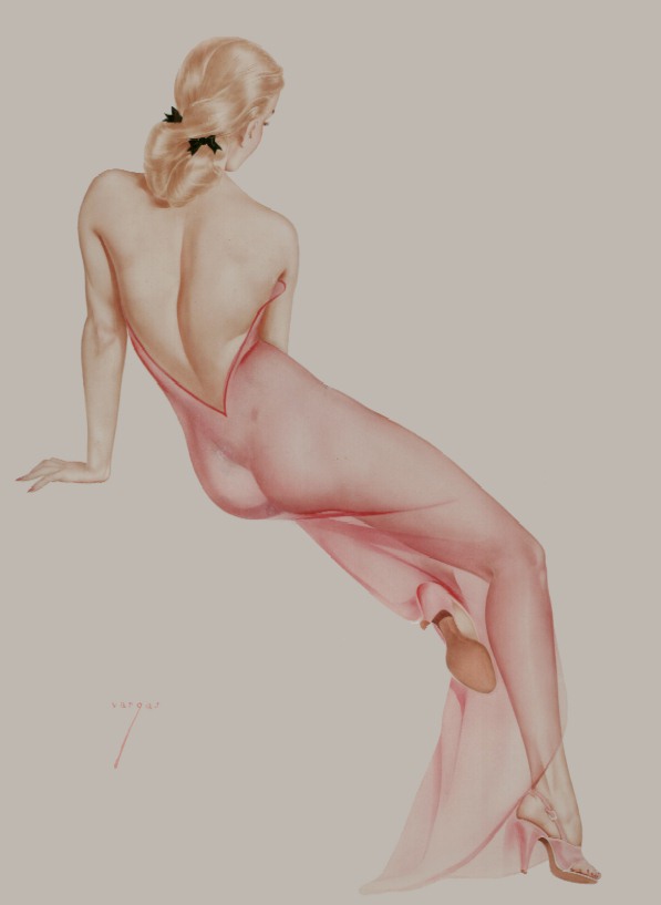 Vargas - Pink Lady (Detail)